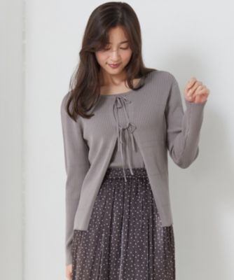 anysis キレイめツインニット　アンサンブル　完売品 anySiS - anysis キレイめツインニット アンサンブル 完売品の通販 by