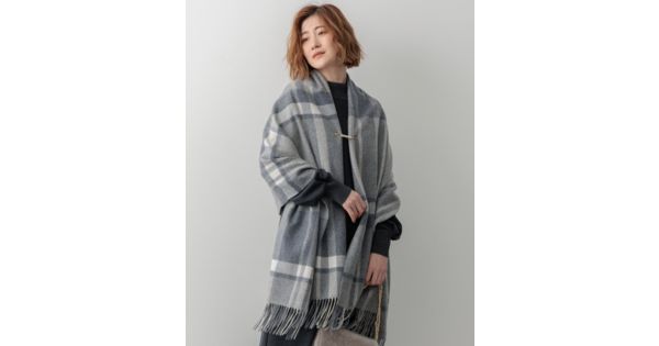 23区(ニジュウサンク)のカシミヤ チェック ストール通販 | 集英社HAPPY 