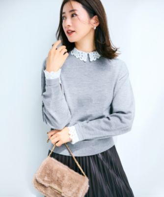 23区 L(ニジュウサンク エル)の【洗える】エンブロイダリー