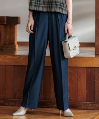 23区 S(ニジュウサンク エス)のTWマットクロス ワイドパンツ通販