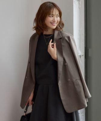 自由区(ジユウク)の【SHIHOさん着用・洗える】トロピカルストレッチ 