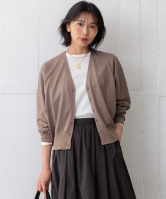 集英社HAPPY PLUS STORE23区 L（ニジュウサンク エル）/【洗える】オータムシャイニー ニットカーディガン
