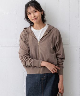 集英社HAPPY PLUS STORE23区 S（ニジュウサンク エス）/【洗える】オータムシャイニー ニットパーカー