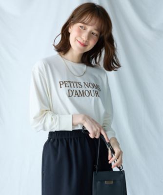 集英社HAPPY PLUS STOREany FAM（エニィファム）/【洗濯機可】フロッキーロゴロングＴシャツ