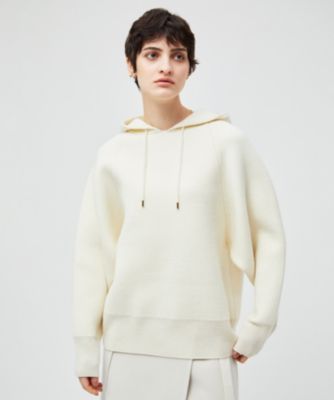 美品✨近年✨ベイジ BEIGE コットン100% ボリュームパーカー Mサイズ BEIGE，(ベイジ)のCOURCETTE / ウールニットパーカー通販 | 集英社