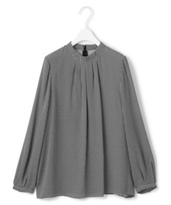 集英社HAPPY PLUS STOREICB（アイシービー）/【接触冷感・UVケア・速乾・洗える】BackSatinAmunzen ハイネックブラウス
