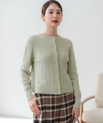 組曲 L(クミキョク エル)の【前後着用可】コットンカシミヤ混2WAY