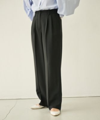 Newans(ハッシュニュアンス)の2タックセンタープレスパンツ通販