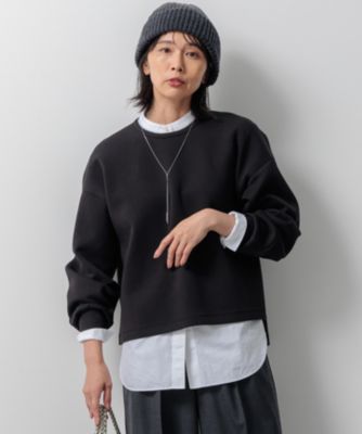 【洗える】コンフォートダンボールジャージー カットソー 23区 S(ニジュウサンク エス)の【洗える】コンフォート