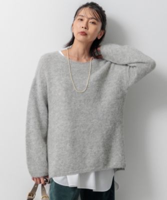 23区(ニジュウサンク)のブラッシュドアルパカ ニット通販 | 集英社