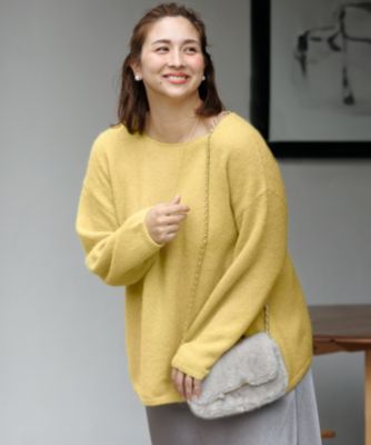 23区 L(ニジュウサンク エル)のブラッシュドアルパカ ニット通販