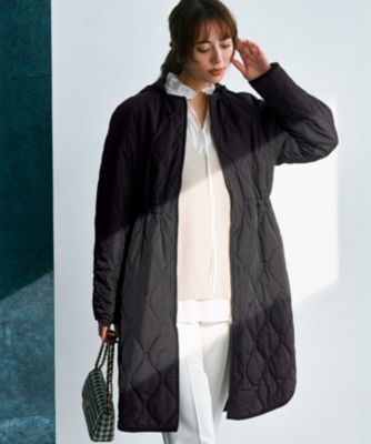 23区 中綿ロングパディングアウター 洗える/撥水加工】中綿 ロング パディング アウター / 23区