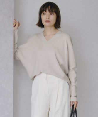 ICB(アイシービー)の【洗える】 クロスコンビ Vネックプル