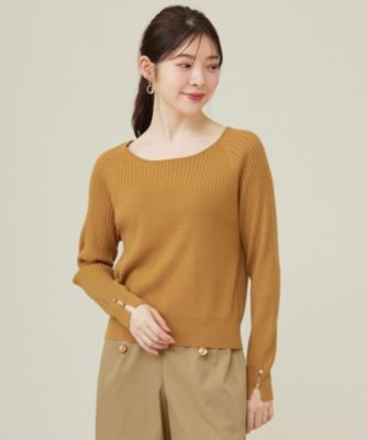 集英社HAPPY PLUS STOREany SiS（エニィスィス）/【ウールブレンドシリーズ】ベースネックリブコンビ ニット