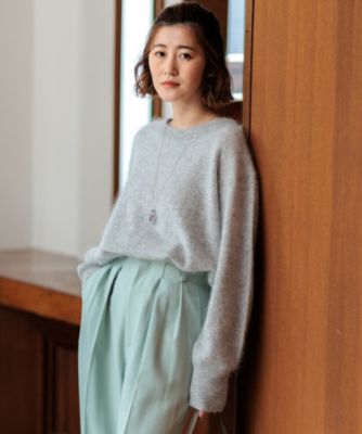 集英社HAPPY PLUS STORE23区 L（ニジュウサンク エル）/ウールカシミヤシャギー ニット