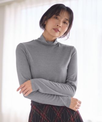 集英社HAPPY PLUS STOREANY（エニィ）/【洗濯機可】アクリルレーヨンリブタートル