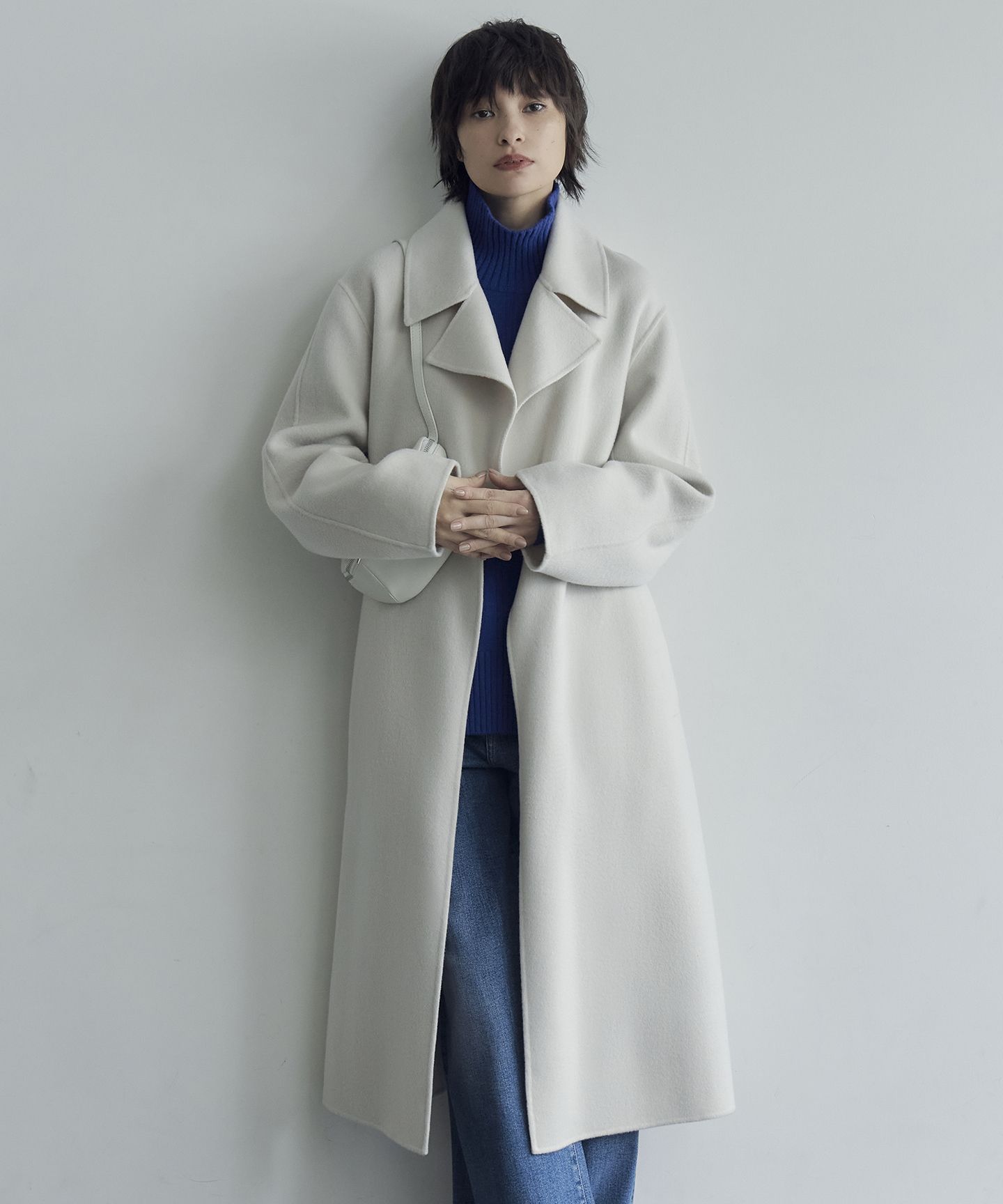 ICB L(アイシービー　エル)/【CLASSY.1月号掲載】WoolRever ロングコート