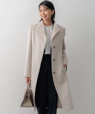 集英社HAPPY PLUS STORE23区（ニジュウサンク）/ウールカシミヤビーバー スタンドカラー コート