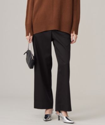 ICB(アイシービー)の【洗える】ウォームサテン ワイドストレートカーゴ  