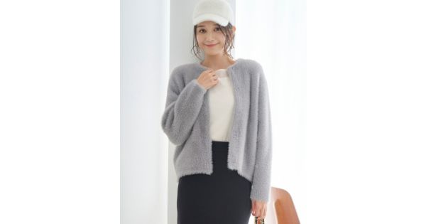 any SiS(エニィスィス)の【洗える】シャギーニット アウター通販 