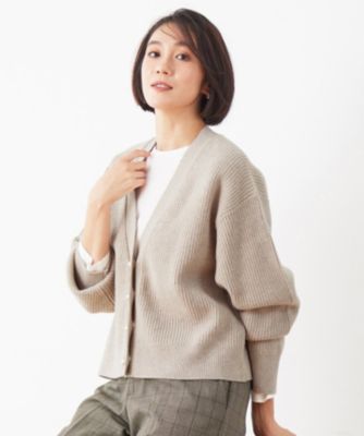 自由区 L(ジユウク エル)の【洗える】ウールカシミヤブレンドラメ