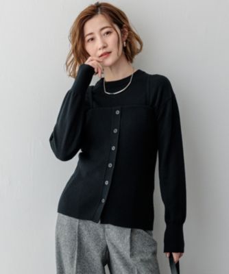 集英社HAPPY PLUS STORE23区（ニジュウサンク）/【洗える】レイヤードビスチェ ニット