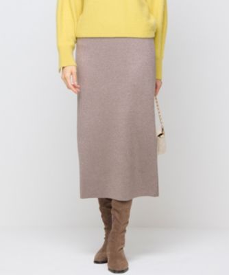 組曲(クミキョク)の【Oggiコラボ】きらきらラメニットスカート通販