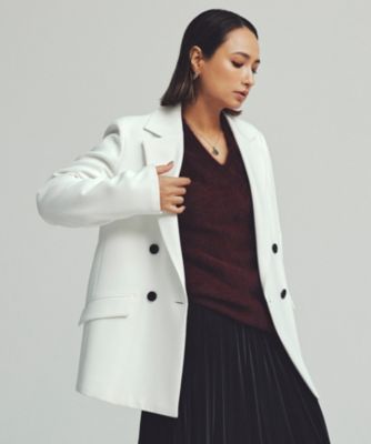 DEPAREILLE デパリエ　テーラードジャケット　ショートコート　リネン混 DEPAREILLE デパリエ テーラードジャケット ショートコート