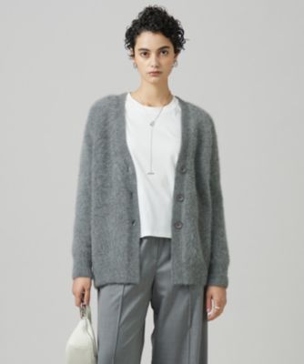 GALLARDAGALANTE アイスブルー Vネック アルパカ混セーター GALLARDAGALANTE アイスブルー Vネック アルパカ混セーター COLLAGE