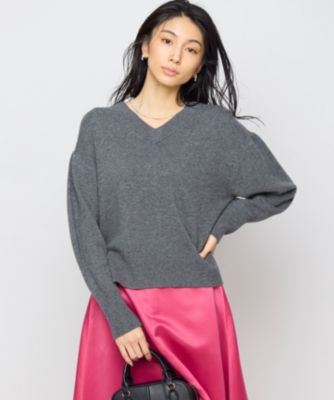 【限定セール！】 組曲(クミキョク)の【8色展開・手洗い可】ウールカシミヤ トップス