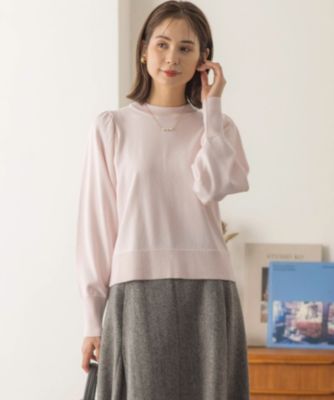 集英社HAPPY PLUS STORE組曲 S（クミキョク　エス）/【WEB限定】ELENAスパンコールバックパール ニット