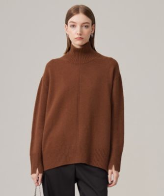 集英社HAPPY PLUS STOREICB（アイシービー）/【洗える】ソフトカシミヤミックス ハイネックニット