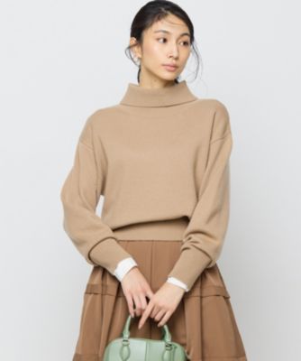 集英社HAPPY PLUS STORE組曲 L（クミキョク　エル）/【2WAY・WEB限定】ウールカシミヤミックス ハイネックニット