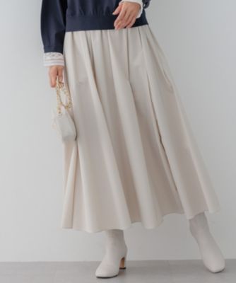 23区 L(ニジュウサンク エル)の【洗える】ブライトタフタ ギャザー