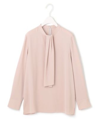 集英社HAPPY PLUS STOREICB L（アイシービー　エル）/【UVケア・速乾・洗える】BackSatinAmunzen スカーフタイブラウス
