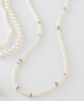 23区(ニジュウサンク)のパール ロンデル ロング ネックレス通販