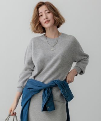 IENA】ウールカシミヤ チュニックワンピース イエナ ウール カシミヤ