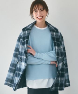 23区(ニジュウサンク)の【洗える】ウールカシミヤ クルーネック ニット通販 | 集英社HAPPY PLUS STORE