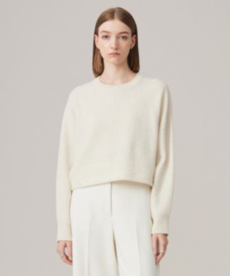 集英社HAPPY PLUS STOREICB L（アイシービー　エル）/【洗える】ソフトカシミヤミックス ラメノットヤーンニット
