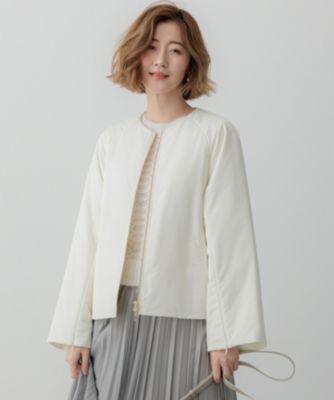 新品✨2024年 23区×Oggi 撥水 パディングタフタ ジャケット カーキ ニジュウサンクオオキイサイズ 23区（大きいサイズ） 【Oggi