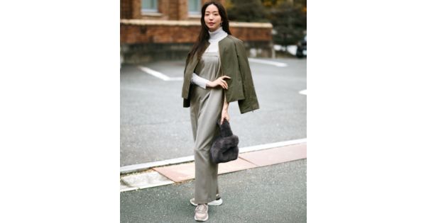 極美品 25SS 23区 TRコンフォートストレッチ 2WAY オールインワン  