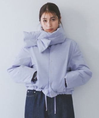 【撥水加工・洗える】ティペット付きスプリング ダウン