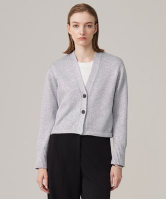 集英社HAPPY PLUS STOREICB（アイシービー）/【洗える】リッチシャインニット カーディガン