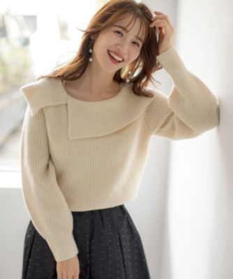 ANY SIS(エニィスィス)の【洗える】オフショル ニット通販 | 集英社