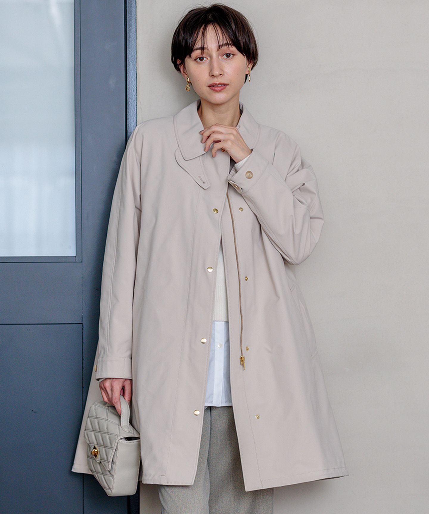 23区(ニジュウサンク)/【撥水加工/洗える】中綿ベストライナー付き マルチウェイアウター