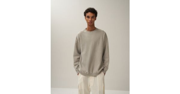 ATON(エイトン)のNATURAL DYED URAKE | オーバーサイズスウェット 