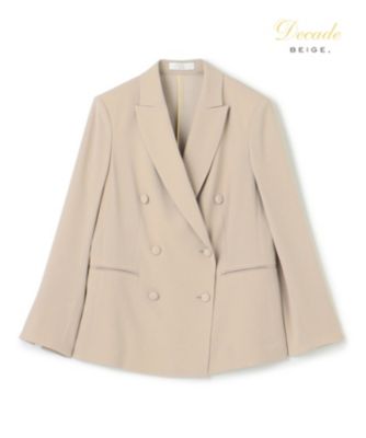 BEIGE,(ベイジ)の【洗える】CINDY / ダブルブレストジャケット BEIGE,(ベイジ)の【洗える】CINDY / ダブルブレストジャケット