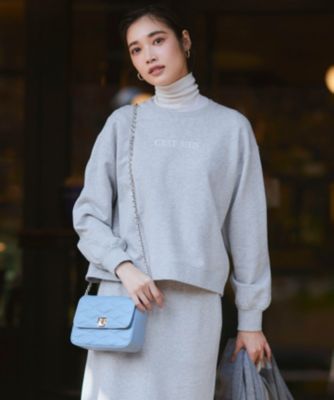 集英社HAPPY PLUS STORE23区（ニジュウサンク）/【一部店舗限定/洗える】クリアコットンテリー セットアップ ロゴ スウェット