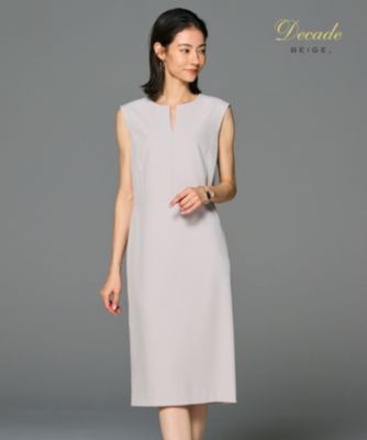 洗える】LUIZA / Iラインワンピース / BEIGE, | ファッション