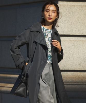 【VERY3月号掲載/撥水加工/洗える】23区L メモリータフタ コート 23区 L(ニジュウサンク エル)の【VERY3月号掲載/撥水加工/洗える